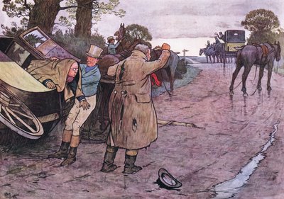Amor a Tuppy, ¿no te subirás detrás? - ¡adelante chicos! respondió Jingle de Cecil Charles Windsor Aldin